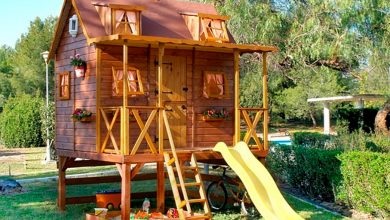 Cómo elegir una casita de madera para niños