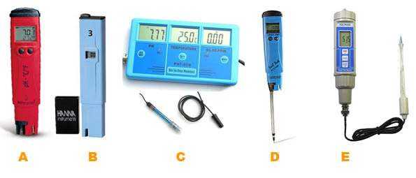 medidores de pH digitales
