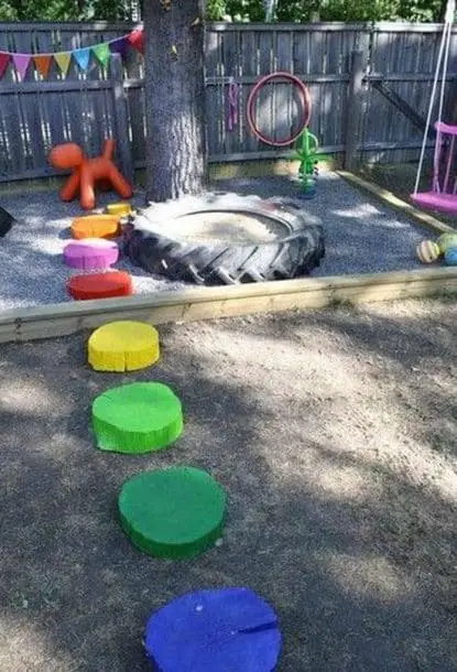 juegos con troncos para niños